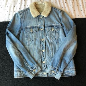 Sherpa Lined Denim Jacket